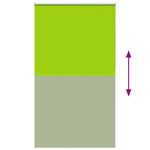 vidaXL Store enrouleur occultant largeur du tissu 121 6 cm polyester