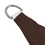 Vidaxl voile de parasol tissu oxford trapèze 3/5x4 m marron