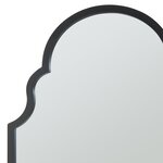 Miroir décoration moderne design mural MDF 90 x 60 cm noir 03_0010177