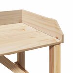 vidaXL Table de rempotage Naturel 75 x 40 x 90 cm Bois de pin massif