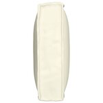 vidaXL Coussin pour dossier de palette Crème 80 x 40 x 12 cm