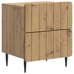 vidaXL Cabinet de chevet Chêne artisanal 43 x 34 5 x 49 5 cm