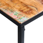 vidaXL Table console Bois de récupération massif 110 x 35 x 76 cm