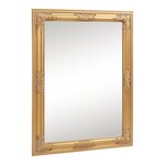 Miroir décoration moderne design mural au style baroque 80 x 60 cm doré 03_0010185