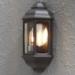 KONSTSMIDE Applique murale Cagliari Verre Noir mat