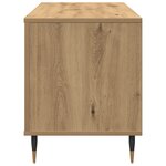 Meuble de rangement vidaXL en chêne artisanal 100x38x48 cm en bois d'ingénierie