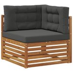 vidaXL Ensembles de canapés 11 pc Naturel et Anthracite