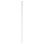 vidaXL Tête de lit métal blanc 140 cm