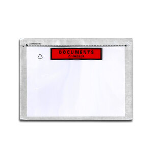 Lot de 100 pochettes documents ci-inclus eco-list a5