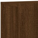 vidaXL Meuble TV mural chêne marron 60x30x41 cm