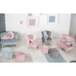 Roba pouf en forme d'étoile pour enfants rose mauve