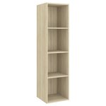 vidaXL Ensemble de meubles TV 3 Pièces Chêne sonoma Bois d'ingénierie