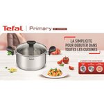 TEFAL E3082904 PRIMARY casserole inox 18 cm / 2,1 L / compatible induction