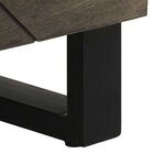 vidaXL Buffets 2 Pièces noir 60x33x75 cm bois massif de manguier