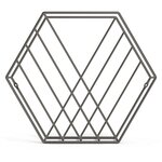 Rangement magazine structure hexagonale zina
