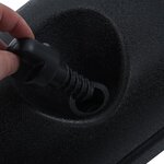 vidaXL Poids de tonnelle 4 Pièces PE Noir
