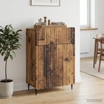 vidaXL Buffet Bois ancien 66 x 34 5 x 92 cm Bois d'ingénierie