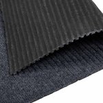 vidaXL Tapis Couloir Gris 80 x 200 cm tissu