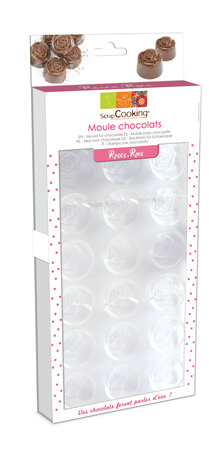 Moule Rigide Chocolat " Roses"