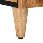 vidaXL Buffet avec porte Naturel 90 x 33 x 75 cm Bois de mangue massif