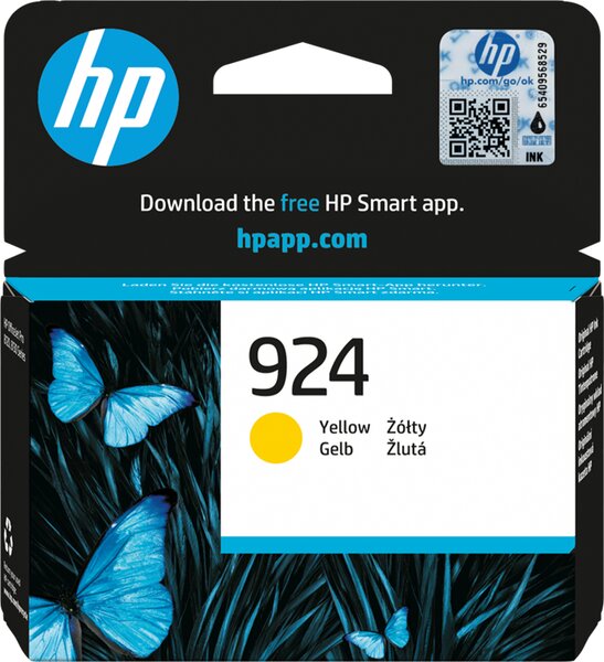 HP 924 Jaune Cartouche d'encre 4K0U5NE