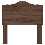 vidaXL Tête de lit Chêne brun 100 cm Bois d'ingénierie