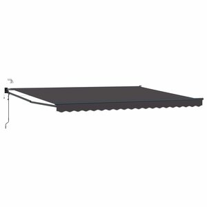 vidaXL Auvent rétractable électrique Anthracite 4 5 × 3 m