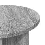 vidaXL Table d'appoint avec stockage 2 Pièces Sonoma gris Ø 39 x 38 cm