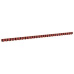 vidaXL Lambrequin de rechange pour 6 m Rayures rouge orangé et marron