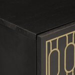 vidaXL Table de chevet 50x33x60 cm bois de manguier massif