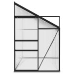 vidaXL Serre Anthracite Aluminium 6 5 m³