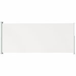 vidaXL Auvent latéral rétractable de patio 220x500 cm Crème