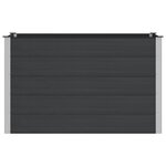 vidaXL Jardinière surélevée Noir 150 x 100 x 91 cm WPC et Aluminium