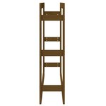 vidaXL Support de bois de chauffage Marron miel 100x25x100 cm Bois pin