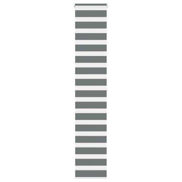 vidaXL Store zèbre gris foncé largeur du tissu 40 9 cm polyester