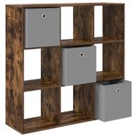 vidaXL Buffet Chêne fumé 102 x 31 x 99 5 cm