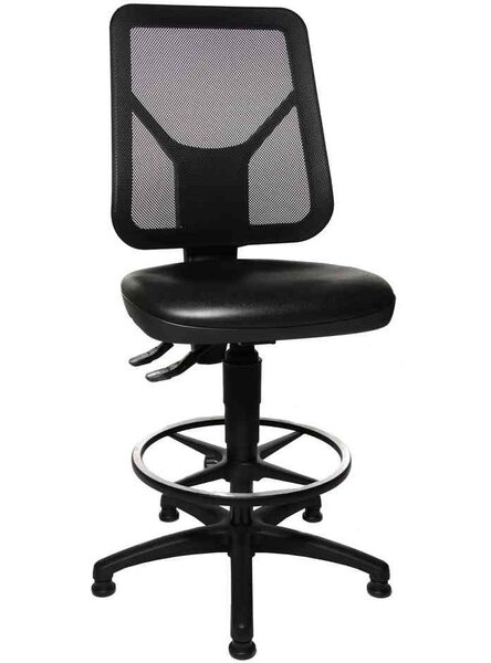 Siège de bureau pivotant 'TEC 80 PK Counter', Noir TOPSTAR