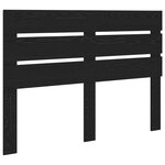 vidaXL Tête de lit Chêne noir 150 cm Bois d'ingénierie