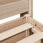 vidaXL Cadre de lit sans matelas 90x190 cm bois de pin massif