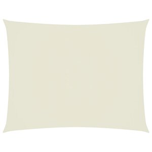vidaXL Voile de parasol tissu oxford rectangulaire 6x7 m crème