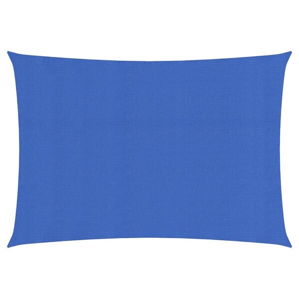 vidaXL Voile d'ombrage 160 g/m² Bleu 2x4 5 m PEHD