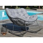 Rocking chair en acier epoxy royal
