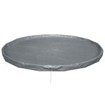 Bestway Couverture de piscine 1 Ø6 71 m Rond Polyester Gris for