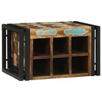 vidaXL Porte-bouteilles 46x35x27 5 cm Bois récupéré