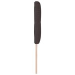 vidaXL Tête de lit LED capitonnée marron foncé en tissu 100 cm