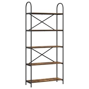 vidaXL Étagère Chêne fumé 80 x 30 x 183 cm Bois d'ingénierie