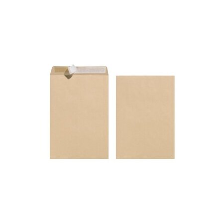 Herlitz 10 enveloppe d'expédition, c4, sans fenêtre, marron