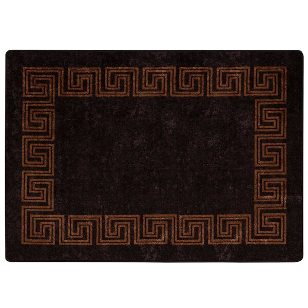 vidaXL Coureur de Tapis MARSA Noir 100 x 150 cm Polyester et PVC