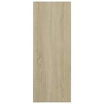 vidaXL Table console chêne sonoma 78x30x80 cm bois d'ingénierie