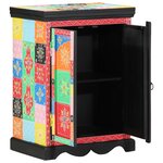 Table console vidaXL Multicolore 50x30x75 cm en bois de mangue massif